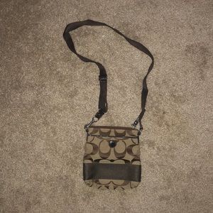 Brown crossbody Coach Purse
